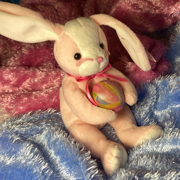 🎁4/$25🎁 EASTER COMING! Eggerton (Retired) Beanie Baby Bunny - Picture 5 of 16